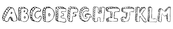 Fh_Scribble Font UPPERCASE