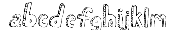 Fh_Scribble Font LOWERCASE