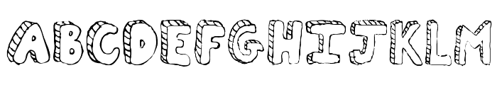 Fh_Scribble Font UPPERCASE