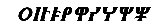 Fhokki Italic Font OTHER CHARS