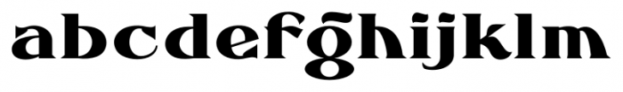 FHA Eccentric French Regular Font LOWERCASE
