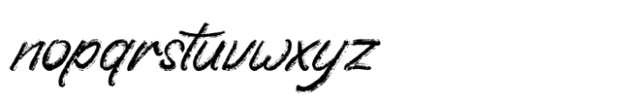 FH Scaratick Script Font LOWERCASE