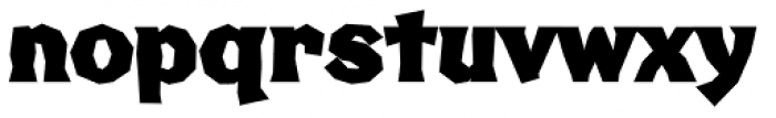 FHA Broken Gothic Busted C Font LOWERCASE