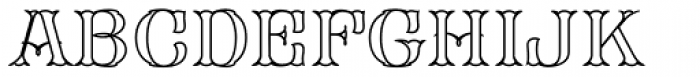 FHA Modified Tuscan Roman Open Font UPPERCASE