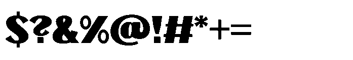 Fhagi Black Font OTHER CHARS