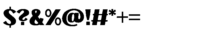 Fhagi Extrabold Font OTHER CHARS