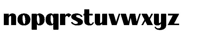 Fhagi Extrabold Font LOWERCASE