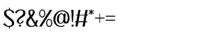 Fhagi Light Font OTHER CHARS