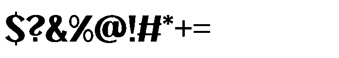 Fhagi Semibold Font OTHER CHARS