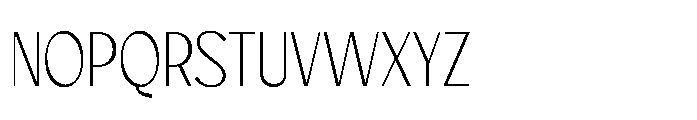 Fhagi Thin Font UPPERCASE