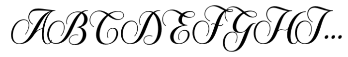 Fhonna Ceda Script Font UPPERCASE
