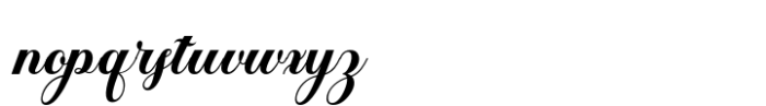 Fhonna Ceda Script Font LOWERCASE