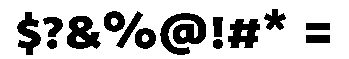 Filicudi Extra Bold Font OTHER CHARS