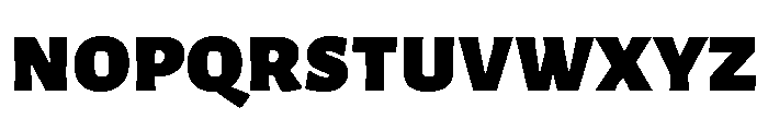 Filicudi Heavy Font LOWERCASE