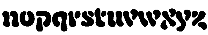 Fillmore Black Font LOWERCASE