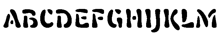 Fillmore Regular Font UPPERCASE