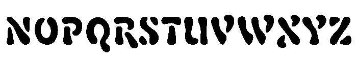 Fillmore Semibold Font UPPERCASE