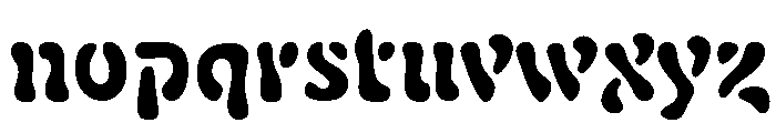 Fillmore Semibold Font LOWERCASE