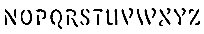 Fillmore Thin Font UPPERCASE