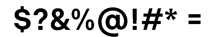 Finder Bold Font OTHER CHARS