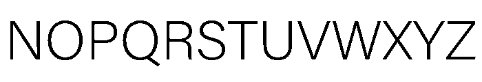 Finder Extra Light Font UPPERCASE