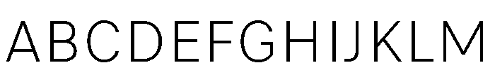 Finder Light Font UPPERCASE