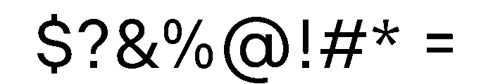 Finder Regular Font OTHER CHARS