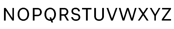 Finder Regular Font UPPERCASE