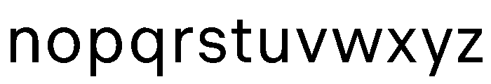 Finder Regular Font LOWERCASE