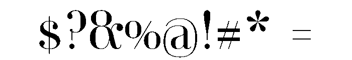 Fiona Light Font OTHER CHARS