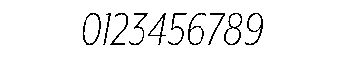 Fira Sans Compressed Extra Light Italic Font OTHER CHARS