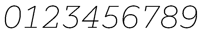Firelli Variable Extra Light Italic Font OTHER CHARS