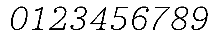 Firelli Variable Light Italic Font OTHER CHARS