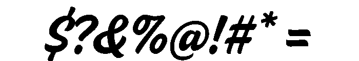 Firula Bold Font OTHER CHARS