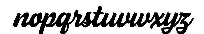 Firula Bold Font LOWERCASE
