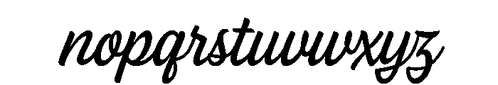 Firula Regular Font LOWERCASE