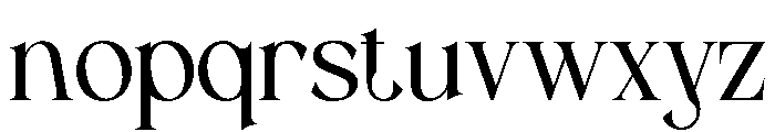 Fiagio-Regular Font LOWERCASE