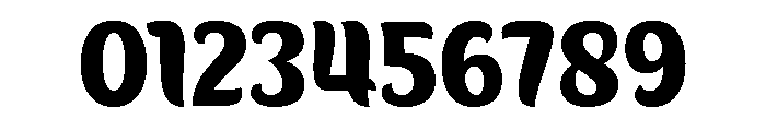 Fierce Chunky Regular Font OTHER CHARS