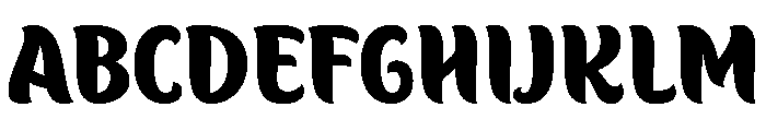 Fierce Chunky Regular Font UPPERCASE
