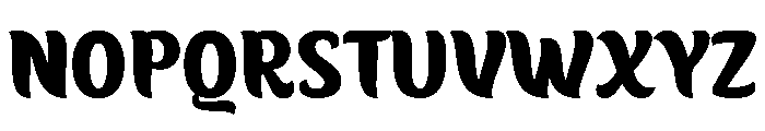 Fierce Chunky Regular Font UPPERCASE