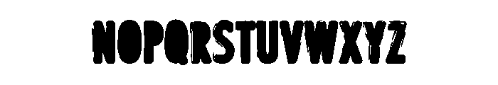 Fifties Rainbow CF Font LOWERCASE