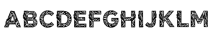 Fig Regular Font UPPERCASE