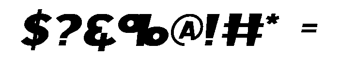 FightFast Font OTHER CHARS