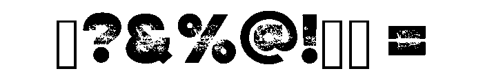 Fighter Street Regular Font OTHER CHARS