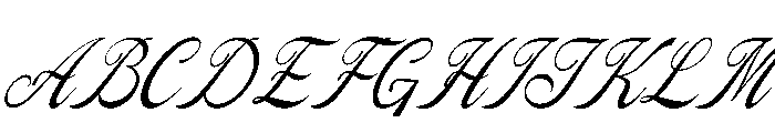 Filagio Vilantio Italic Font UPPERCASE