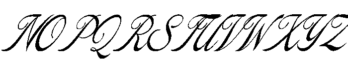 Filagio Vilantio Italic Font UPPERCASE