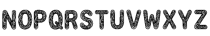 File Regular Font UPPERCASE