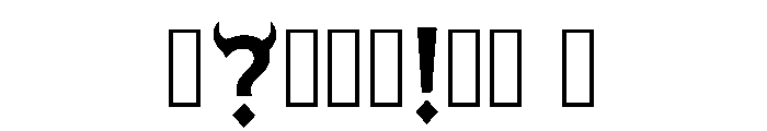 Filigree Regular Font OTHER CHARS