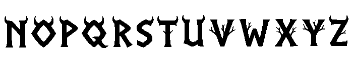 Filigree Regular Font LOWERCASE