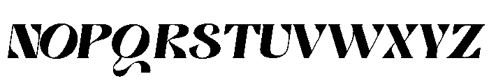 Filoptus Italic Font UPPERCASE